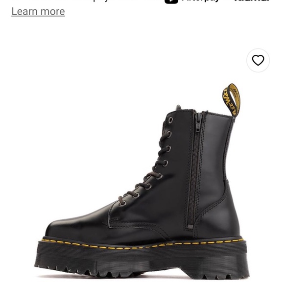 Dr. Martens Shoes - DR.Martens Jardon Boot Black Lace up & zip side Women's 8